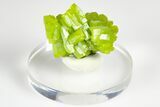 Apple-Green Pyromorphite Crystal Cluster - China #179713-1